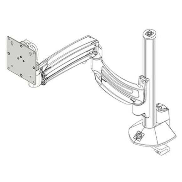 Chief KX K1 Monitor Interface Plate - For Kontour Monitor Mounts - Silver