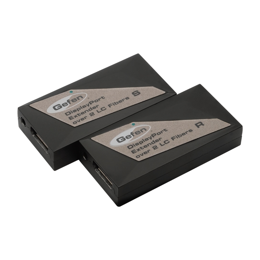 Gefen DisplayPort Extender Over Fiber Optic Cable