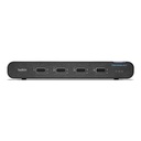 Belkin Universal 2nd Gen Secure KVM Switch, 4-Port Single Head w/ CAC