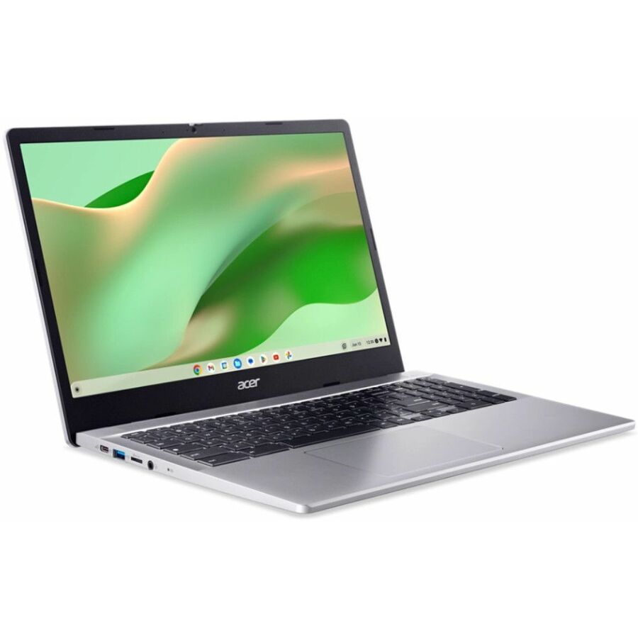 Acer Chromebook 315 CB315-5H-C4Z5 15.6" Chromebook - Full HD - 60 Hz - Intel N-Series N100 - 8 GB - 64 GB Flash Memory - English (US) Keyboard - Silver
