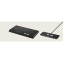 Belkin 2-Port Dual Head HDMI Modular Secure KVM Switch PP4.0 W/ Remote