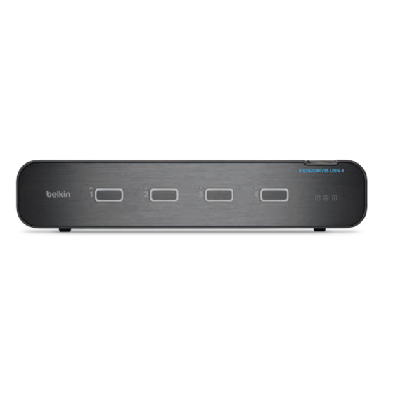 Belkin Universal 2nd Gen Secure KVM Switch, 4-Port Dual Head No CAC