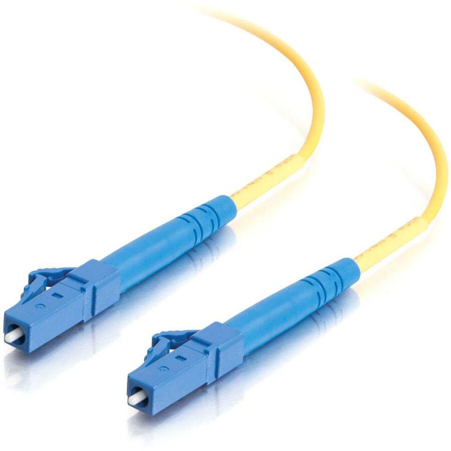 C2G-30m LC-LC 9/125 OS1 Simplex Singlemode PVC Fiber Optic Cable - Yellow