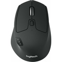 Logitech M720 Triathlon Multi-Device Wireless Mouse, Bluetooth, USB Unifying Receiver, 1000 DPI, 8 Buttons, Black