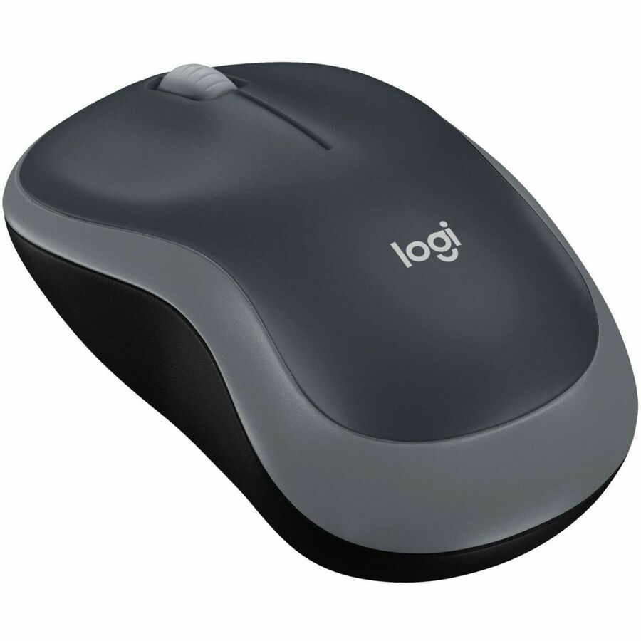 Logitech M185 Wireless Mouse, 2.4GHz with USB Mini Receiver, 1000 DPI Optical Tracking, Swift Grey