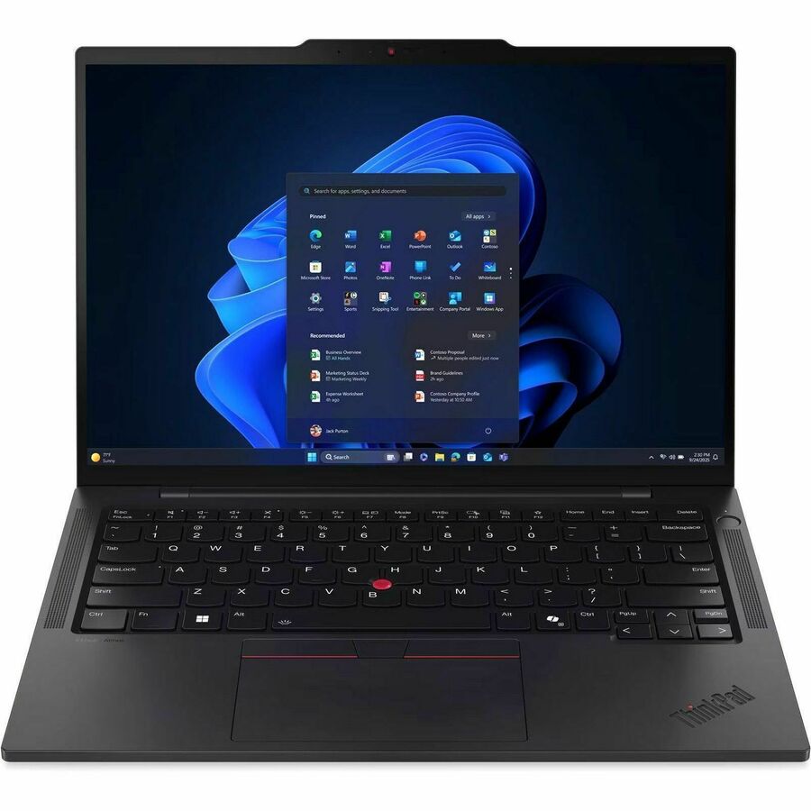 Lenovo ThinkPad T14s Gen 6 21TCS09T00 14" Copilot+ PC Notebook - WUXGA - AMD Ryzen AI 5 PRO 340 - 32 GB - 512 GB SSD - English (US) Keyboard - Black