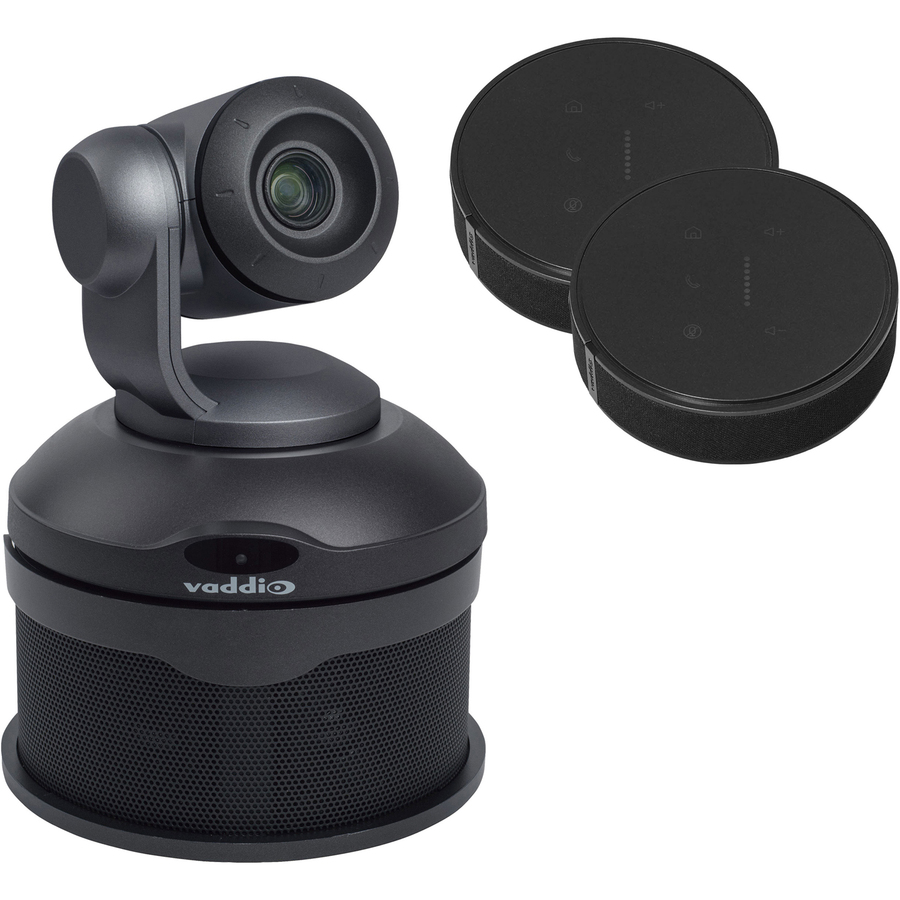 Vaddio ConferenceSHOT AV HD Video Conferencing System - Includes PTZ Camera, AV Speaker, and Two TableMIC Microphones