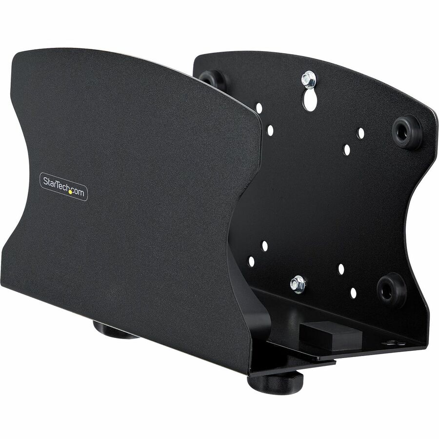 StarTech PC Wall Mount Bracket For Desktop Computers Up To 40lb, Toolless Width Adjustment 1.9-7.8in (50-200mm), Tower/Case Shelf, TAA