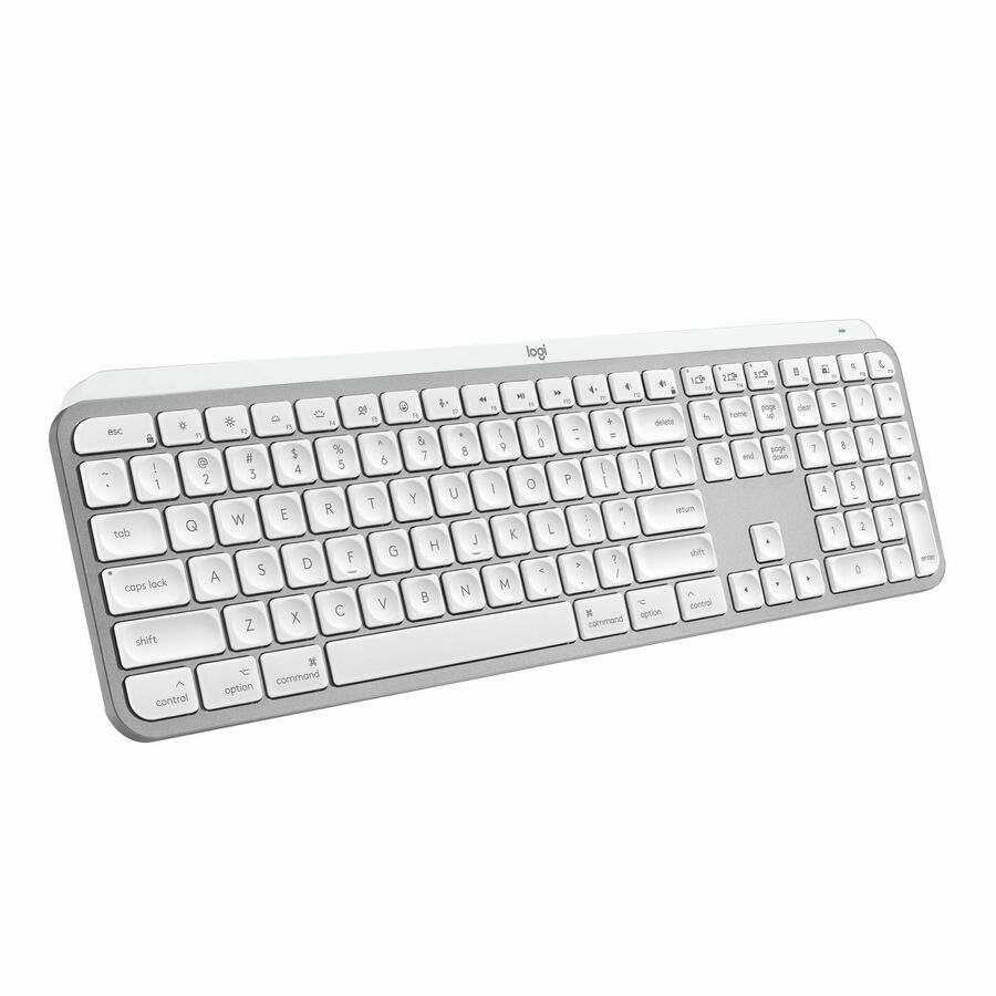 Logitech MX Keys S for Mac, Wireless Keyboard, Fluid, Precise Laptop-Like Typing, Programmable Keys, Backlit, Bluetooth, Pale Grey