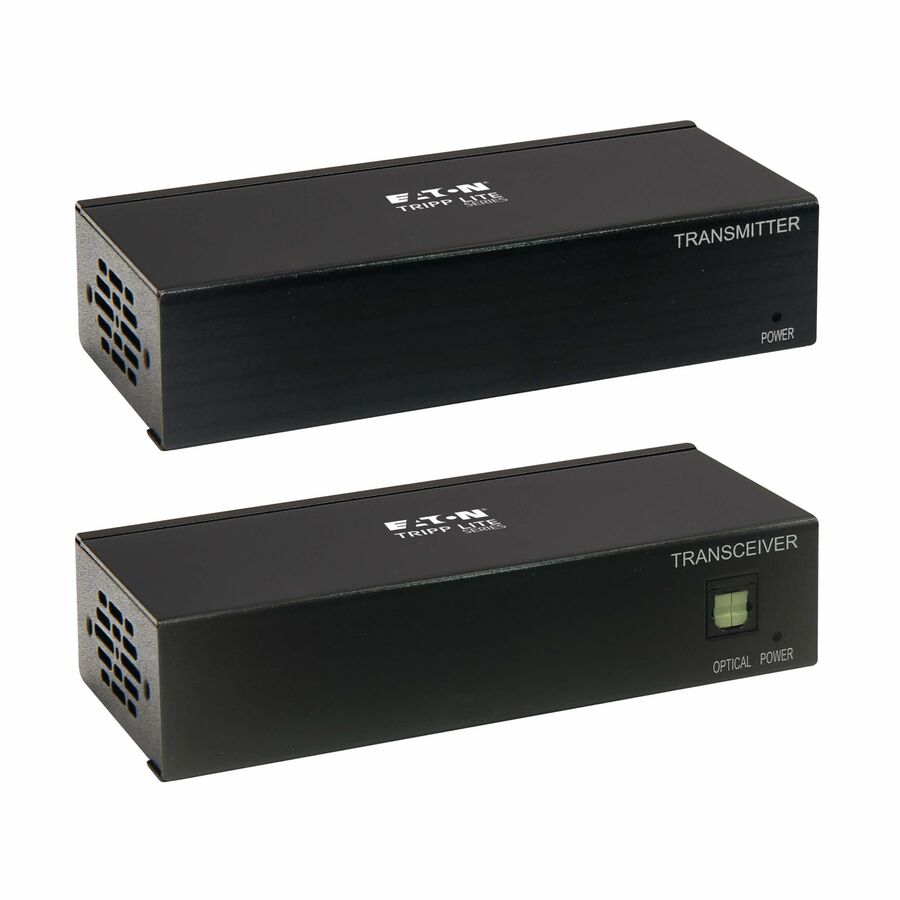 Eaton Tripp Lite Series DisplayPort over Cat6 Extender Kit, Transmitter and Receiver with Repeater, 4K 60 Hz, 4:4:4, Power over Cable, 230 ft. (70 m), TAA