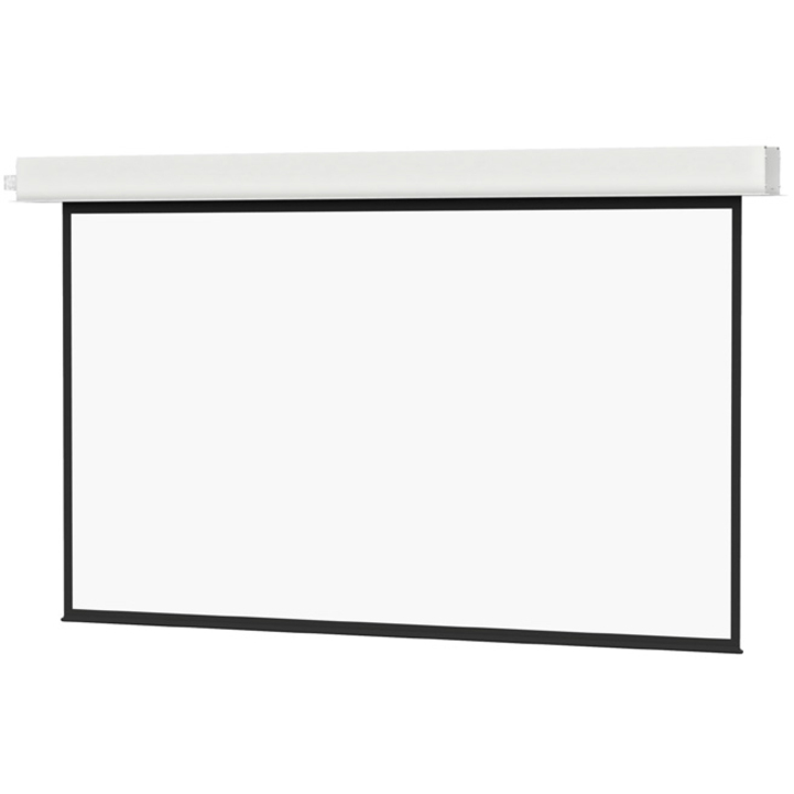 Da-Lite Advantage Electric Screen - Plenum-Rated Case/Trim - High Contrast Matte White - 123in Screen - TAA Compliant