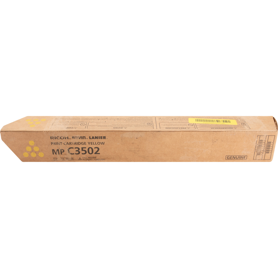 Ricoh Original Laser Toner Cartridge - Yellow - 1 / Carton