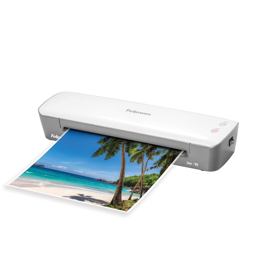 Fellowes® Ion™™ 95 Thermal Laminator for Home, School or Office with 15 Pouch Starter Kit, Easy to Use, Quick Warm-Up, Jam-Free