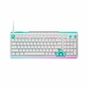 Logitech G512 X 98 DUAL SWAP, Hot-Swappable TMR Analog / Mechanical Gaming Keyboard, 8K Polling Rate, Custom Actuation 0.1 - 4.0 mm, RAPID TRIGGER, LIGHTSYNC RGB, Wired, PC, Mac, White Tactile