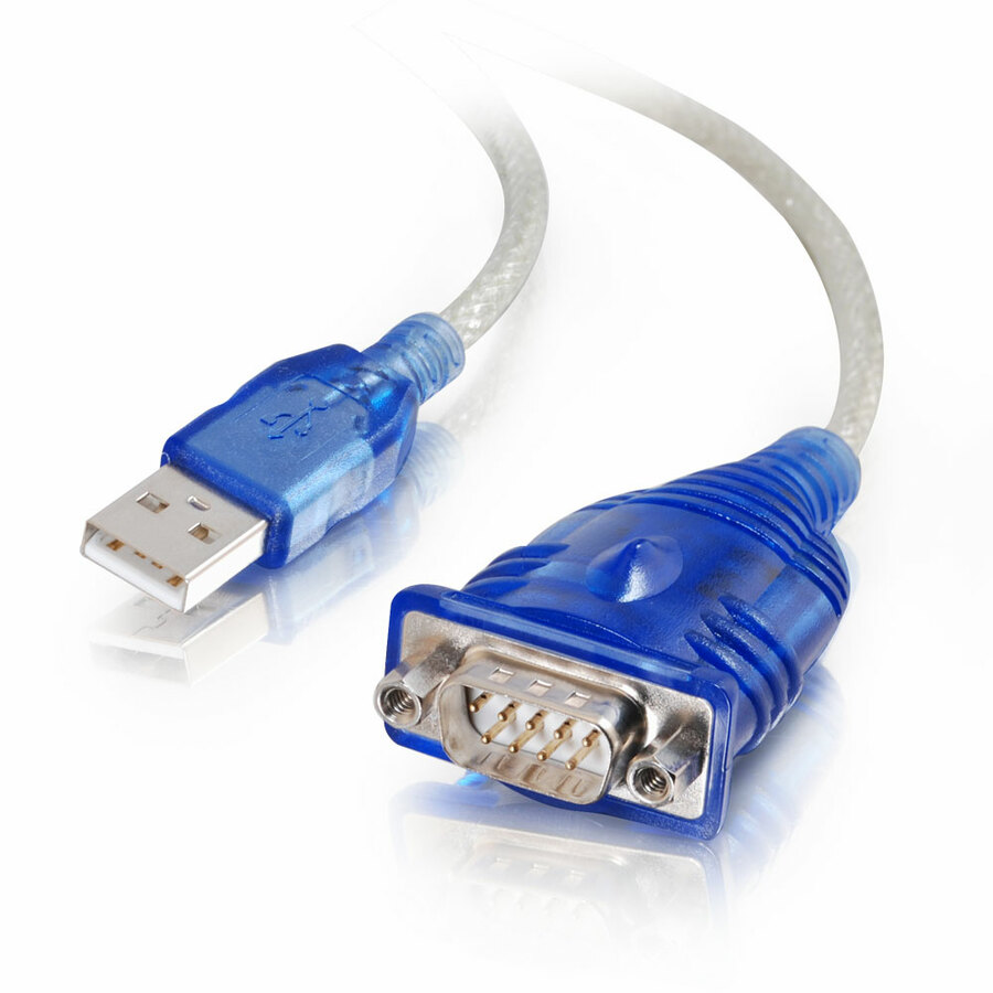C2G 1.5ft USB to DB9 Serial Cable - RS232 Adapter Cable