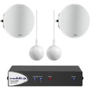 Vaddio EasyTALK USB Camera Audio Kit - Includes Two Conference Microphones, Two Speakers, and Mixer