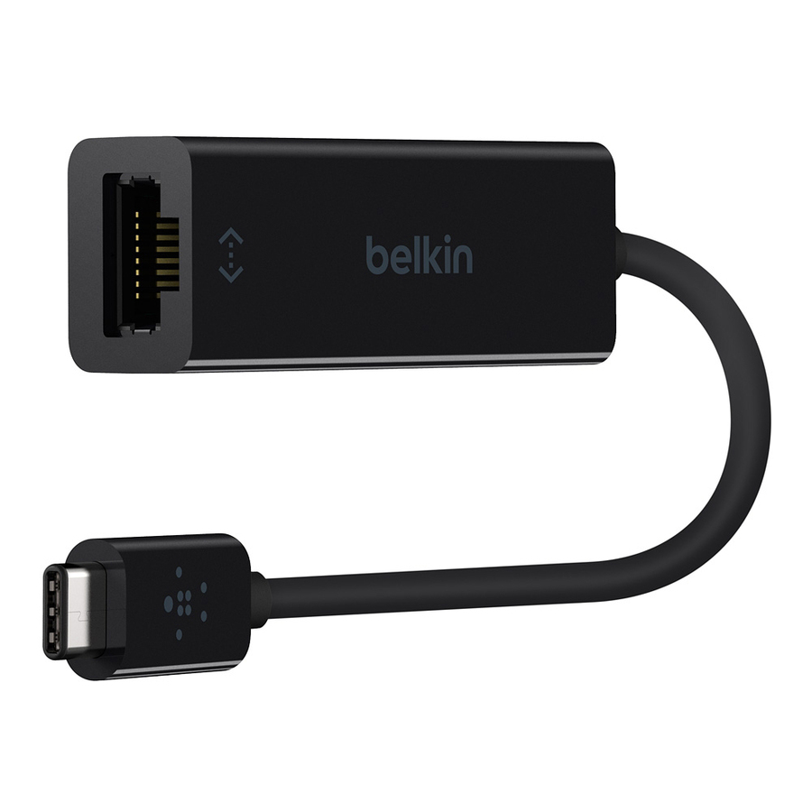 Belkin USB-C to Gigabit Ethernet Adapter USB 3.0 network adapter - Black