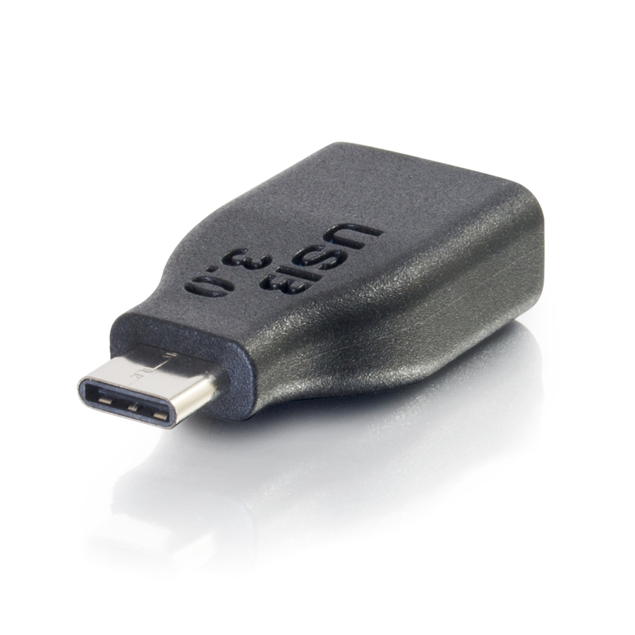 C2G USB 3.0 (USB 3.1 Gen 1) USB-C® to USB-A Adapter Converter M/F - Black