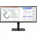 LG 34BQ77QE-B 34" Class Curved Screen LED Monitor - 21:9 - Textured Black - TAA Compliant