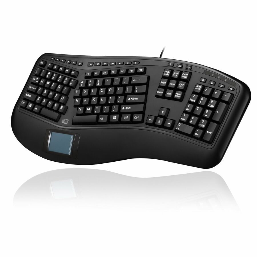 Adesso Tru-Form Ergonomic Touchpad Keyboard