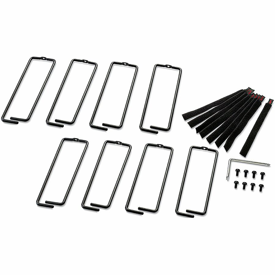 APC NetShelter Cable Management, Vertical Cable Manager, Rings, for NetShelter 750 and 800mm W Enclosures, Set of 8, 76 x 19 x 203 mm