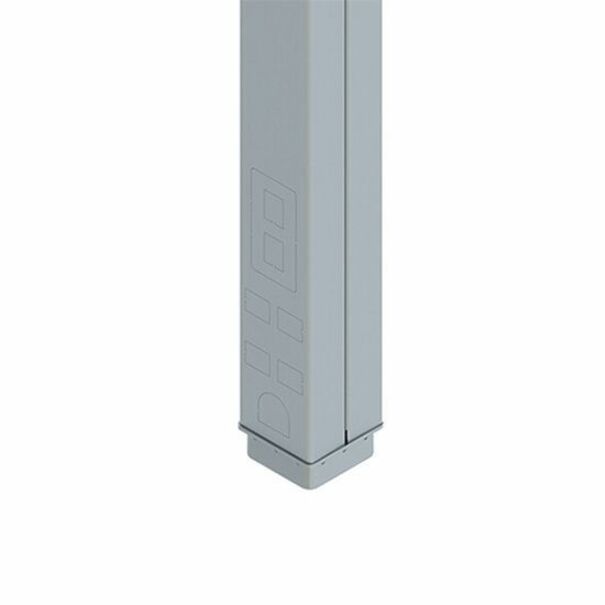 Wiremold Blank Steel Poles - 10ft Length - Ivory