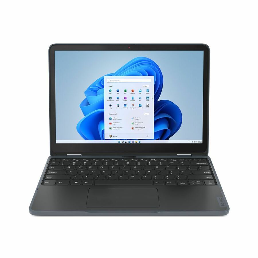 Lenovo 500w Yoga Gen 4 82VQ000RUS 12.2" Touchscreen Convertible 2 in 1 Notebook - WUXGA - 60 Hz - Intel Core i3 i3-N300 - 8 GB - 128 GB SSD - English Keyboard - Slate Gray