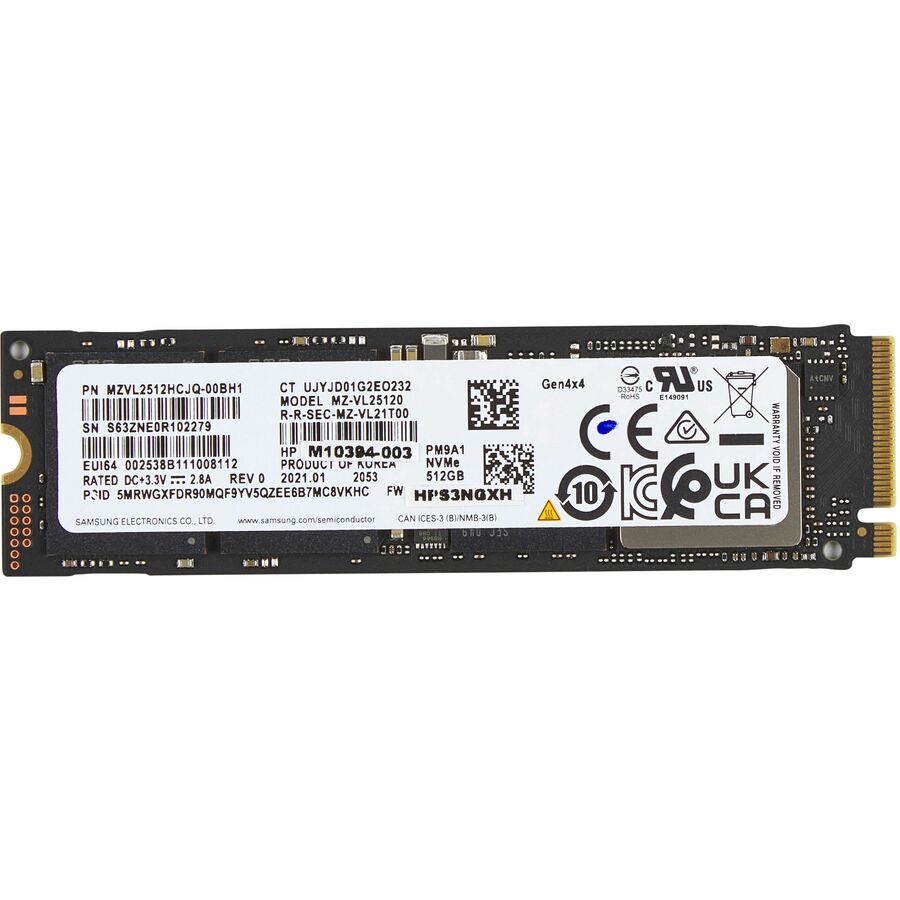HP 512 GB Solid State Drive - M.2 2280 Internal - PCI Express NVMe (PCI Express NVMe 4.0 x4)