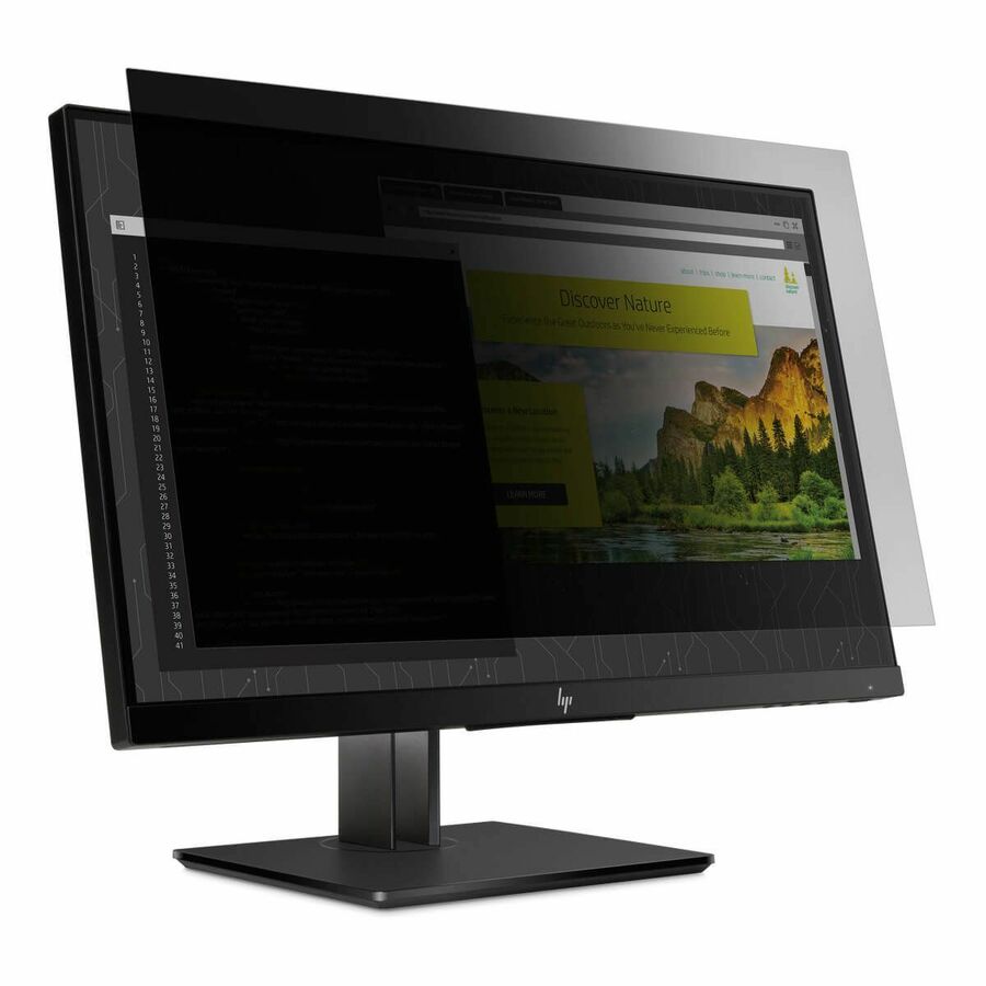 Targus 4Vu Privacy Screen for HP EliteDisplay E243 and HP Z24nf G2, Landscape Clear