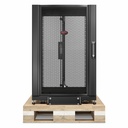 APC NetShelter SX, Server Rack Enclosure, 18U, Shock Packaging, Black, 925H x 600W x 900D mm [TAA]