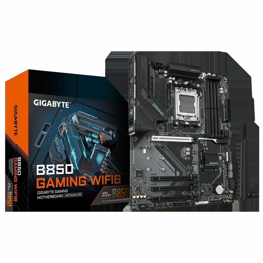 GIGABYTE Ultra Durable B850 GAMING WIFI6 Gaming Desktop Motherboard - AMD B850 Chipset - Socket AM5 - ATX