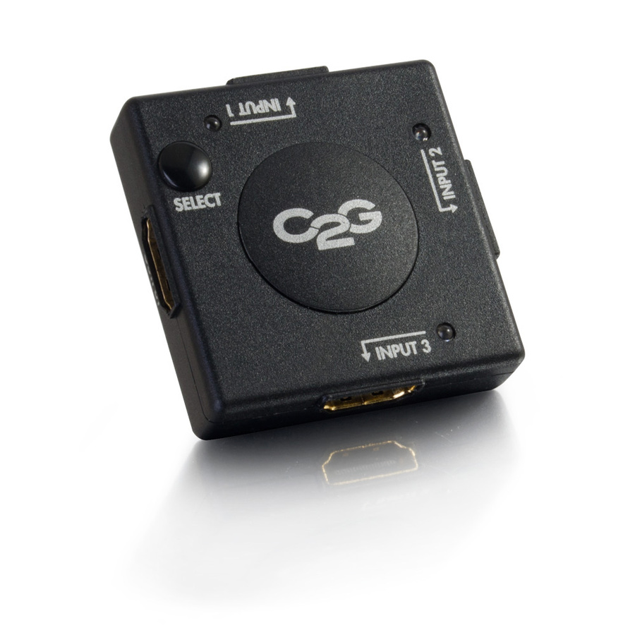 C2G 3-Port HDMI Switch - Auto Switch