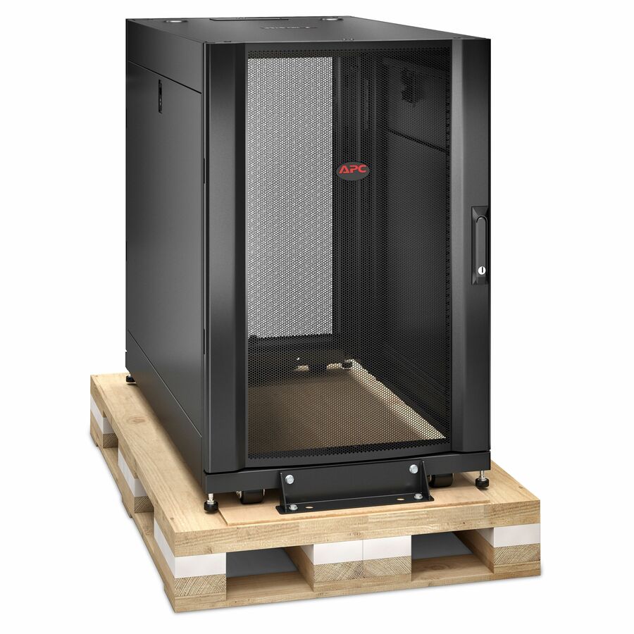 APC NetShelter SX, Server Rack Enclosure, 18U, Shock Packaging, Black, 925H x 600W x 1070D mm [TAA]