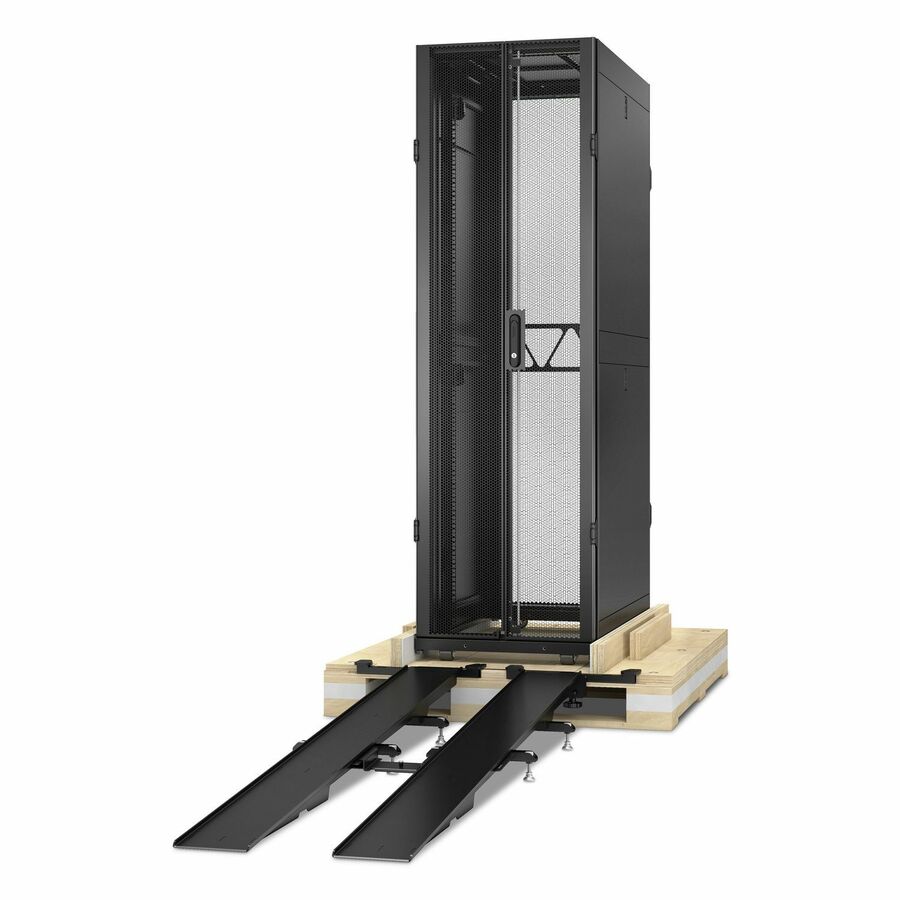 APC NetShelter SX, Server Rack Enclosure Gen 2, Shock Packaging, 2500 lbs, Black, 42U x 600W x 1070D
