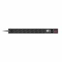 APC NetShelter Switched Rack PDU, 1U, 1.4kW, 120V, 15A, 8 NEMA 5-15R outlet