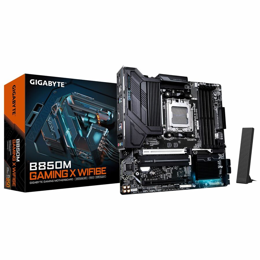 GIGABYTE Ultra Durable B850M GAMING X WIFI6E Gaming Desktop Motherboard - AMD B850 Chipset - Socket AM5 - Micro ATX