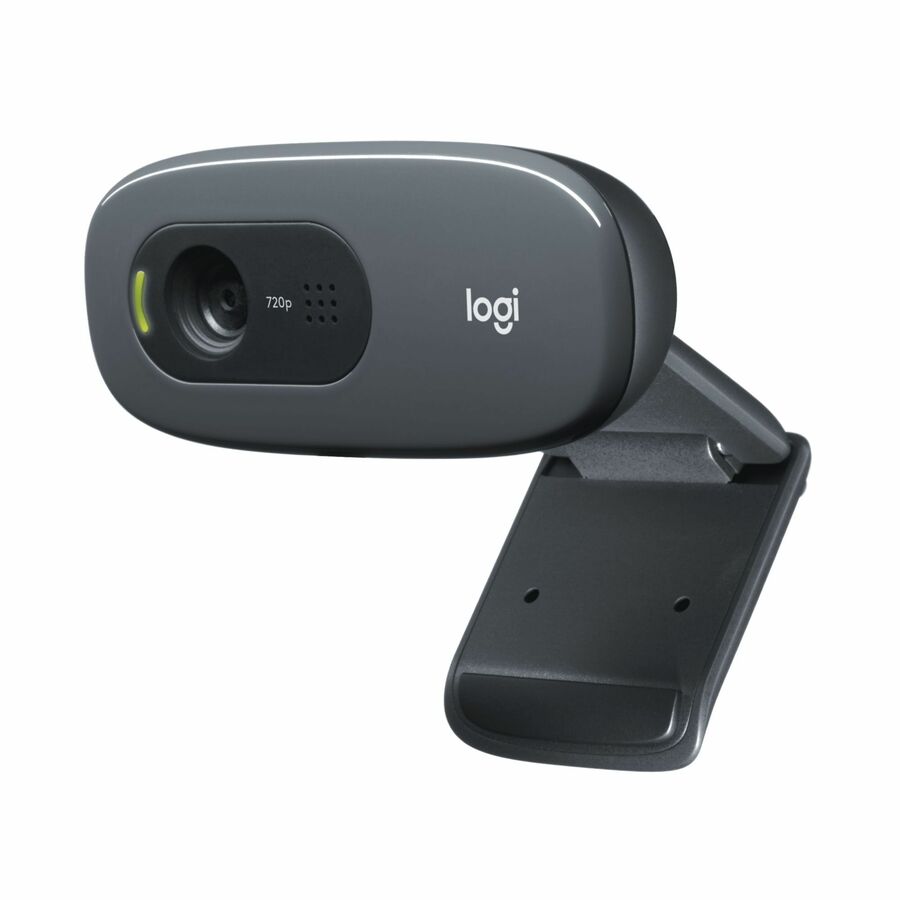 Logitech C270 HD Webcam with noise-reducing mics for video calls
