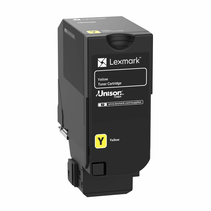 Lexmark Original Standard Yield Laser Toner Cartridge - Return Program - Yellow Pack