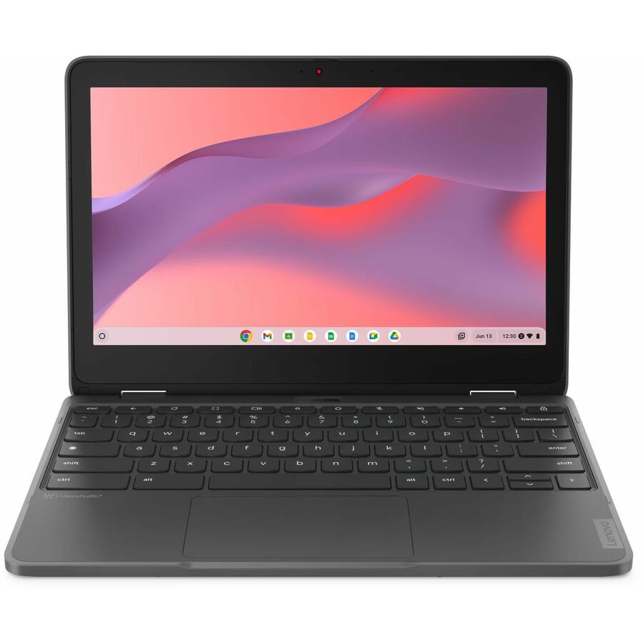 Lenovo 300e Yoga Chromebook Gen 4 82W20004US 11.6" Touchscreen Convertible 2 in 1 Chromebook - HD - 60 Hz - Octa-core (ARM Cortex A76 + Cortex A55) - 8 GB - 64 GB Flash Memory - English Keyboard - Graphite Gray
