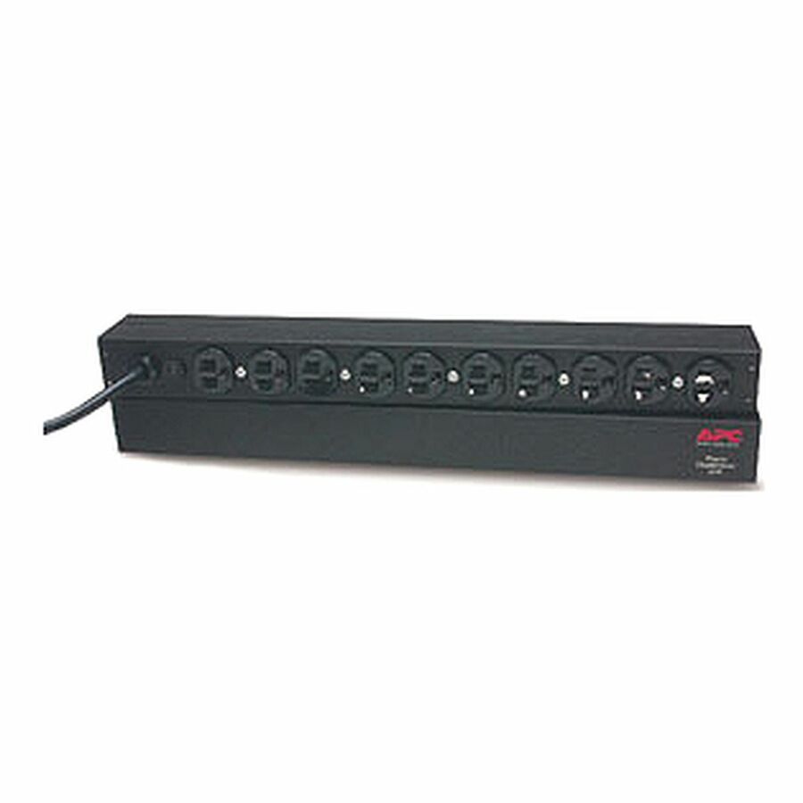 APC NetShelter Basic Rack PDU, 1U, 15A, 120V, 10 NEMA 5-15 outlets