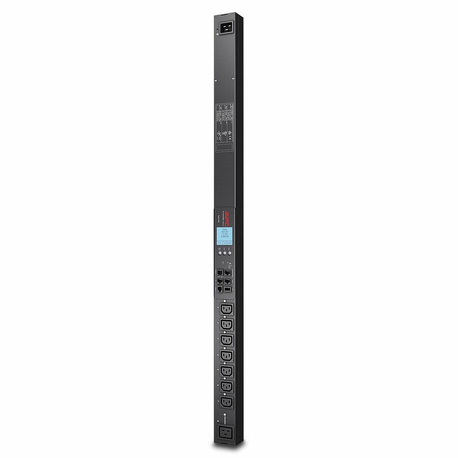 APC NetShelter Switched Rack PDU, 0U, 20A, 208V, 7 C13 and 1 C19 outlets, L620 Cord