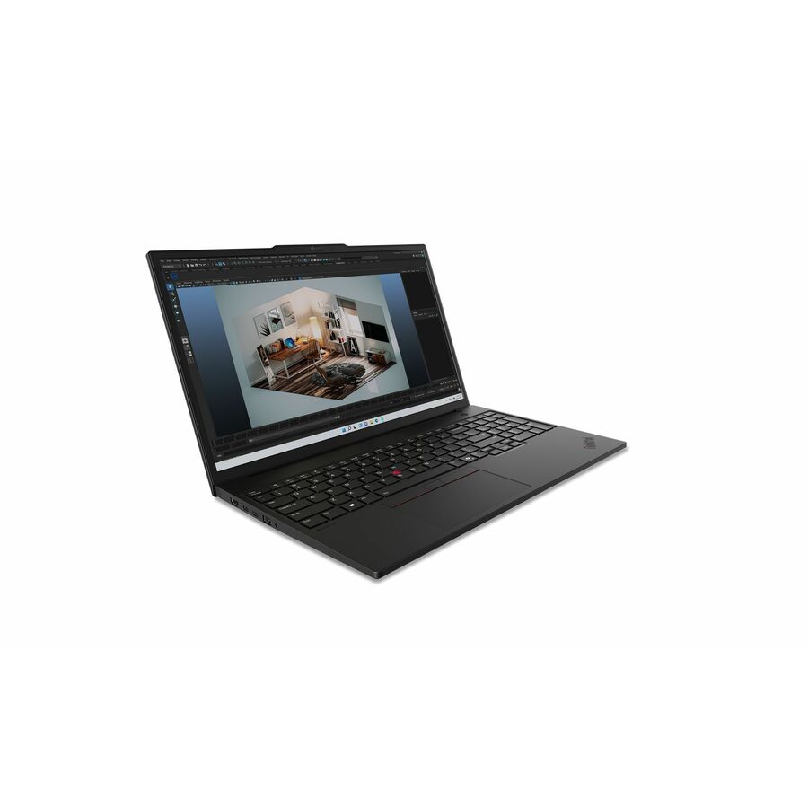 Lenovo ThinkPad P16s Gen 3 21KS0020US 16" Notebook - WQUXGA - 60 Hz - Intel Core Ultra 7 165H - vPro Technology - 64 GB - 2 TB SSD - English Keyboard - Black