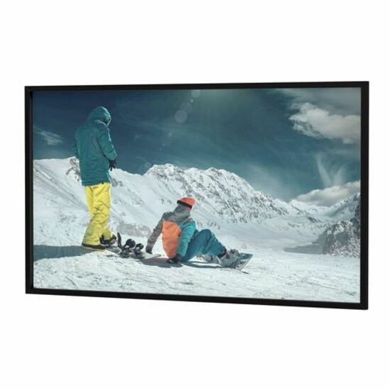 Da-Lite Da-Snap Projection Screen - Fixed Frame Screen with 1.5in Square Frame - 130in