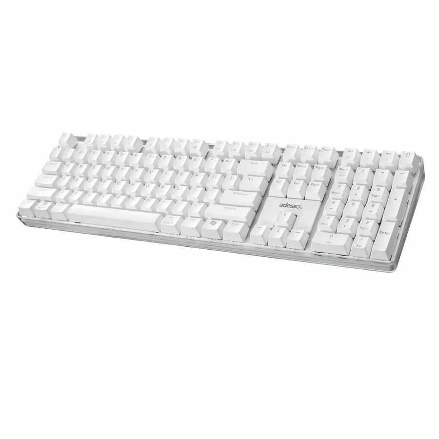 Adesso Multi-OS Illuminated Mechanical Keyboard With CoPilot AI Hotkey