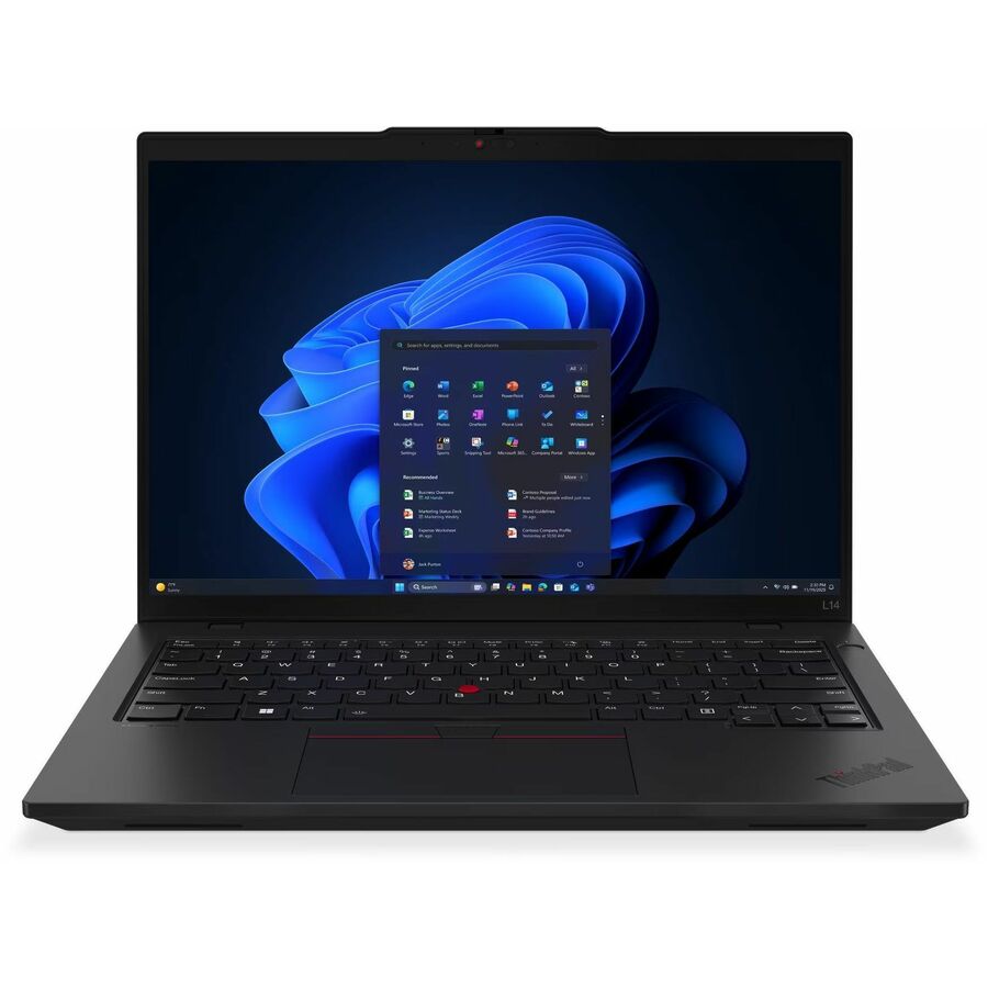 Lenovo ThinkPad L14 Gen 6 21S8001YUS 14" Notebook - WUXGA - 60 Hz - AMD Ryzen 7 PRO 250 - 32 GB - 512 GB SSD - English Keyboard - Black