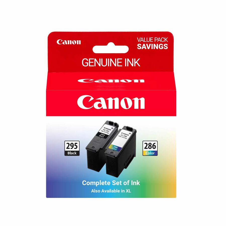 Canon PG-295/CL-286 Original Inkjet Ink Cartridge - Value Pack - Black, Color Pack