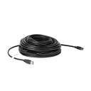Vaddio 20m USB 3.0 A to USB B Cable - Active USB Cable - Black