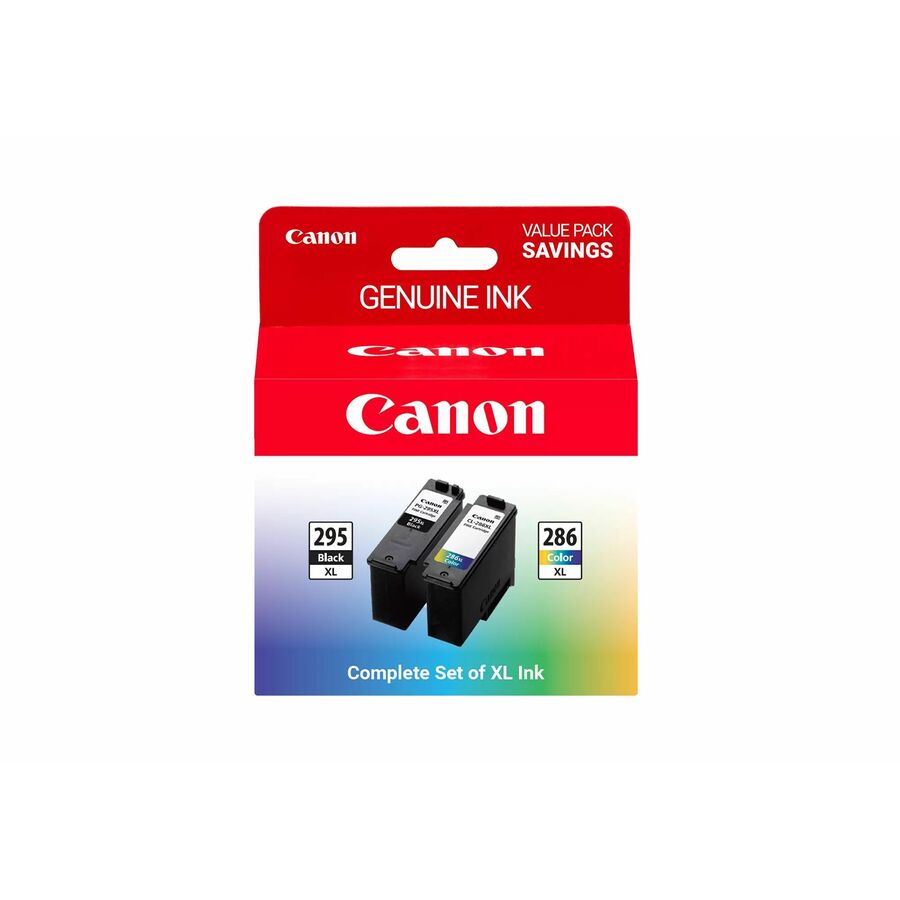 Canon PG-295XL/CL-286XL Original Inkjet Ink Cartridge - Value Pack - Black, Color Pack