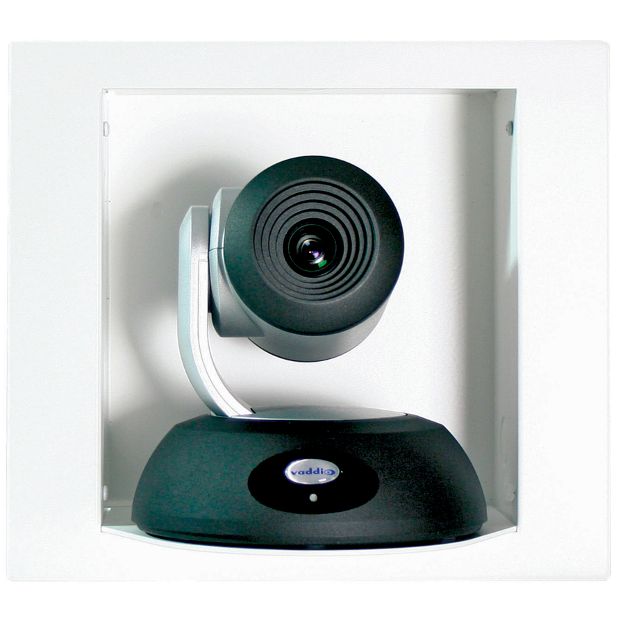 Vaddio In-Wall Camera Enclosure - For PTZ Camera - White