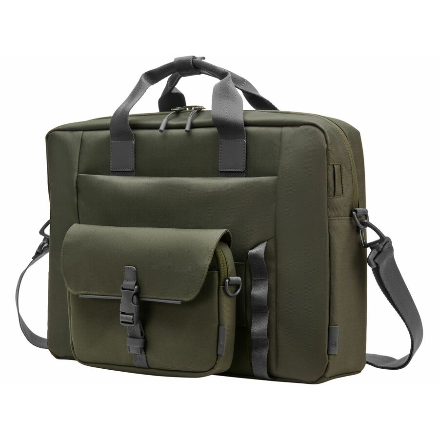 HP Carrying Case (Messenger) for 15.6" Notebook - Gray, Green